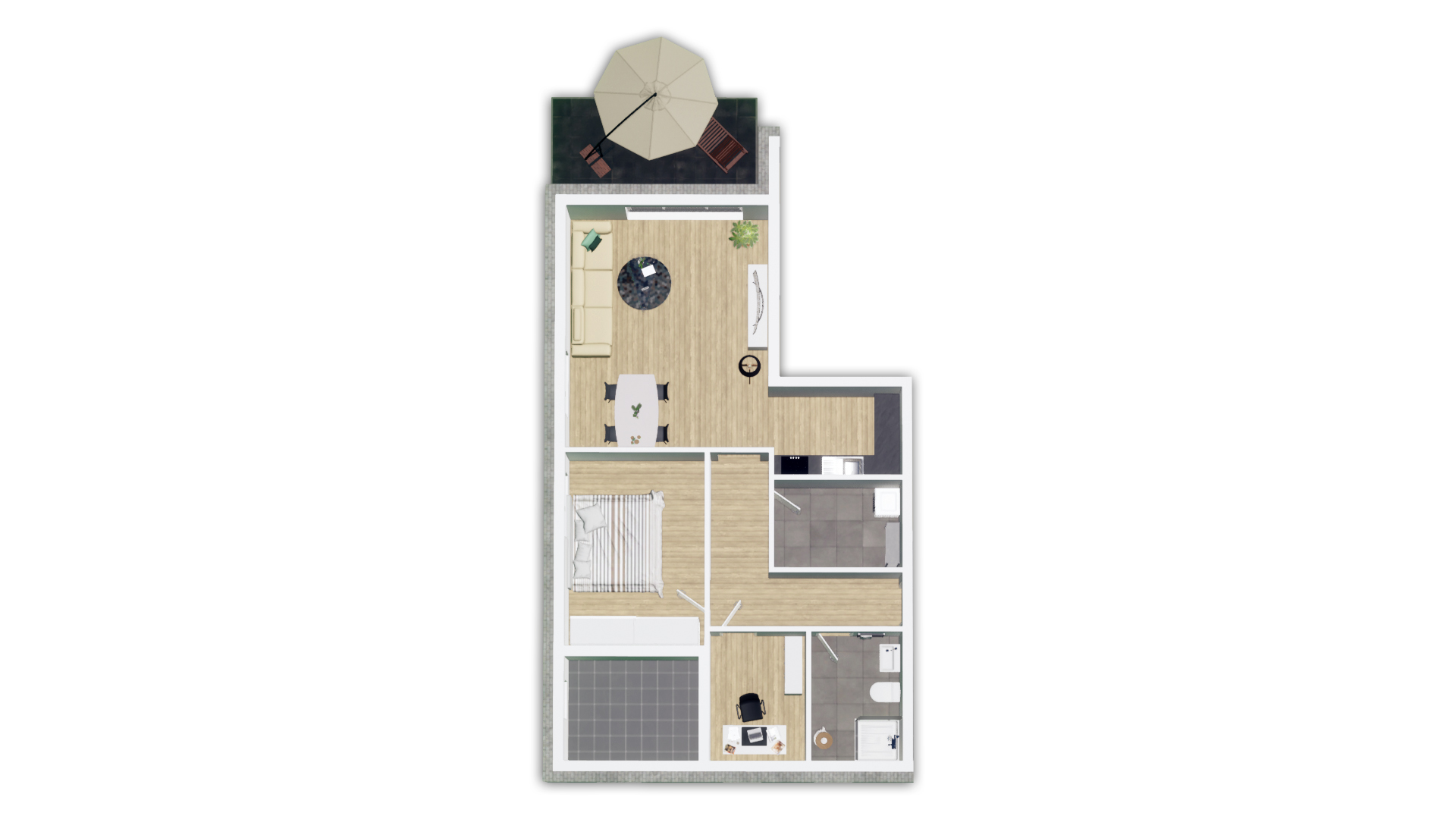 3-Zimmer Wohnung EG | 89,47m²